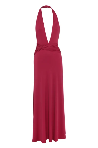 Antoinette Maxi Dress Berry clearcut