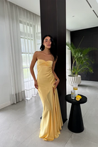 Gaia Gown in Gold Sun Lifestyle