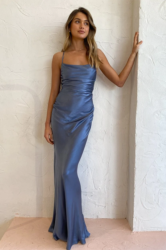 La Lune Ruched Backless Slip | The Borrowed Collective | Designer Hire The Borrowed Collective NZ La Lune Ruched Backless Slip | The Borrowed Collective | Designer Hire The Borrowed Collective NZ
